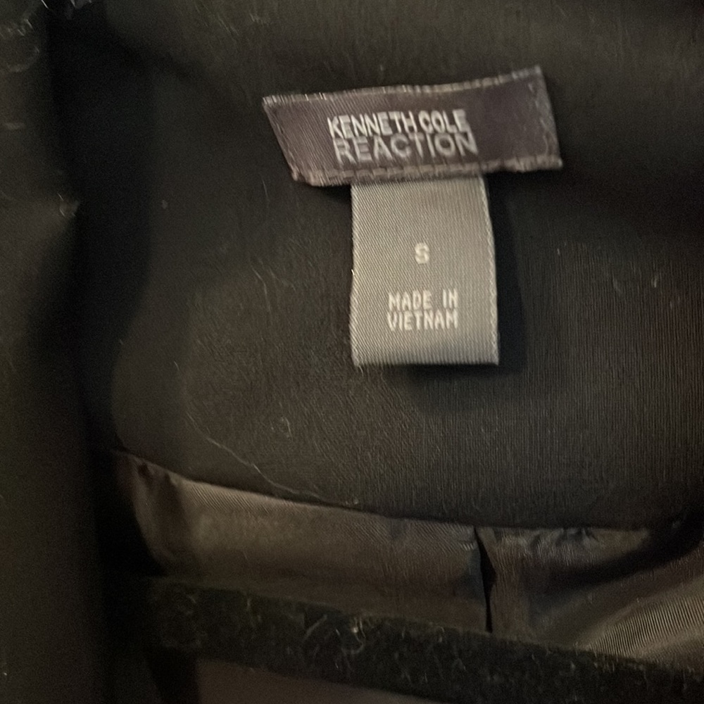 Kenneth Cole Reaction Open Front Tuxedo Blazer Ja… - image 2